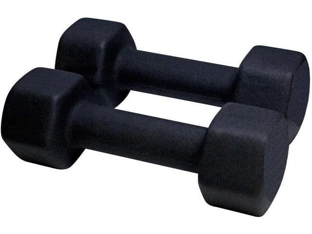 Neoprene Dumbbell For Strength Training, Muscle Toning, And Rehab, Non-slip Grip, Anti-roll Design