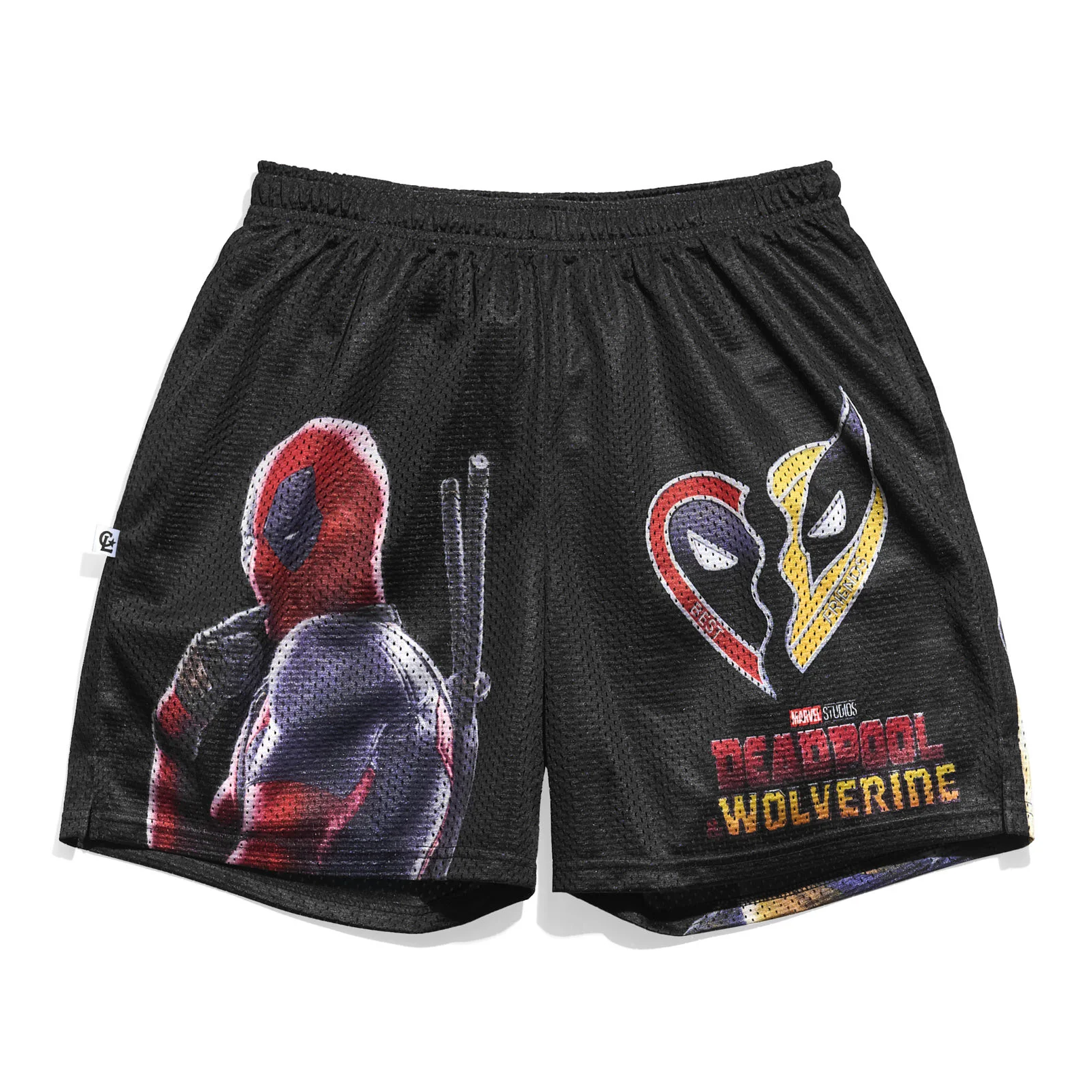 Deadpool & Wolverine Best Friends Retro Shorts