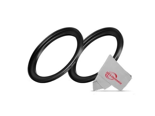 2x 55-58mm Step-up Ring Adapter 55mm Thread Lens To 58mm Lens Accessories