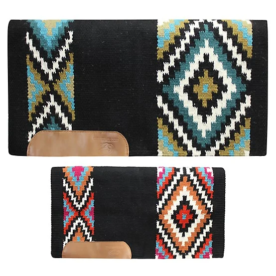 Maisie New Zealand Wool Western Saddle Blanket, 34 In. X 36 In.