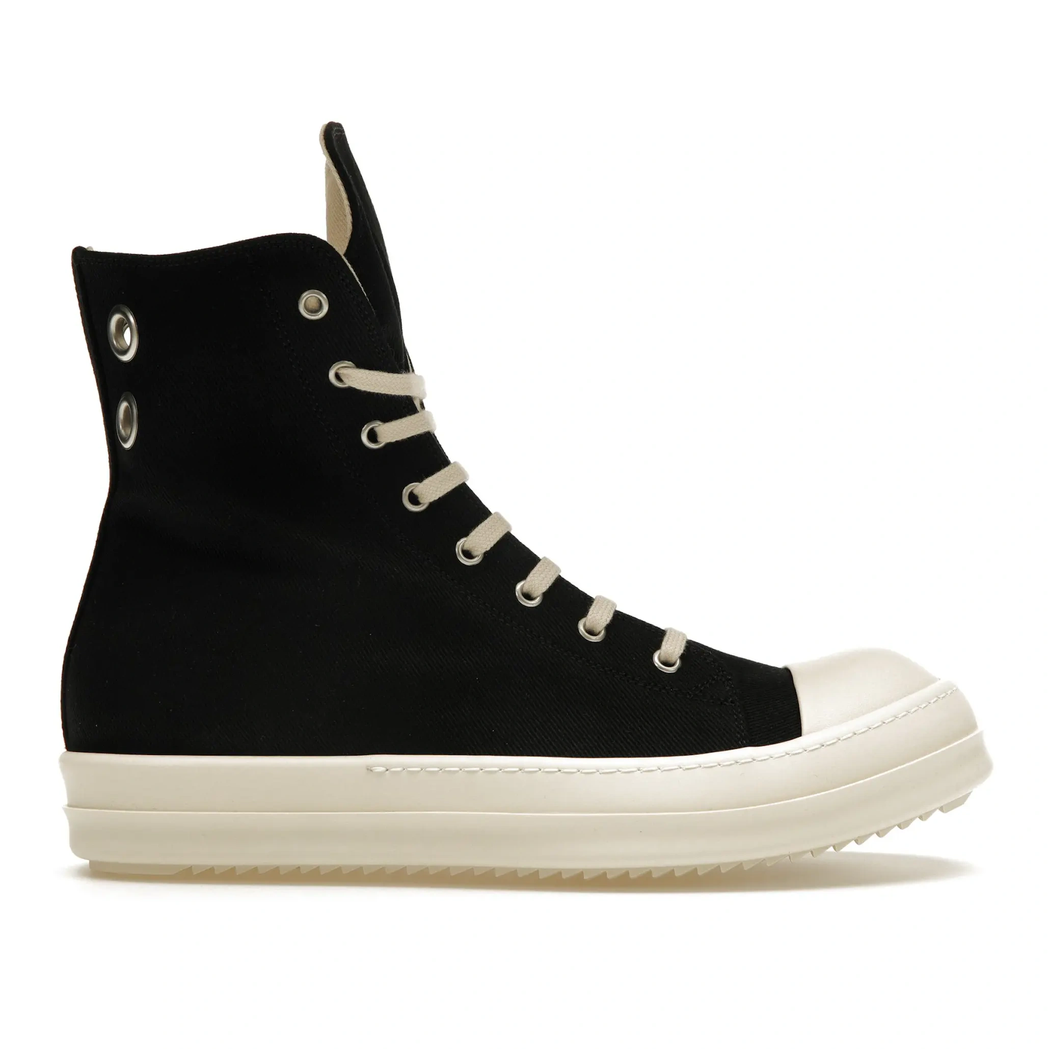 Rick Owens Drkshdw Hoch Geschnitten Schwarz Milchweiß Herren