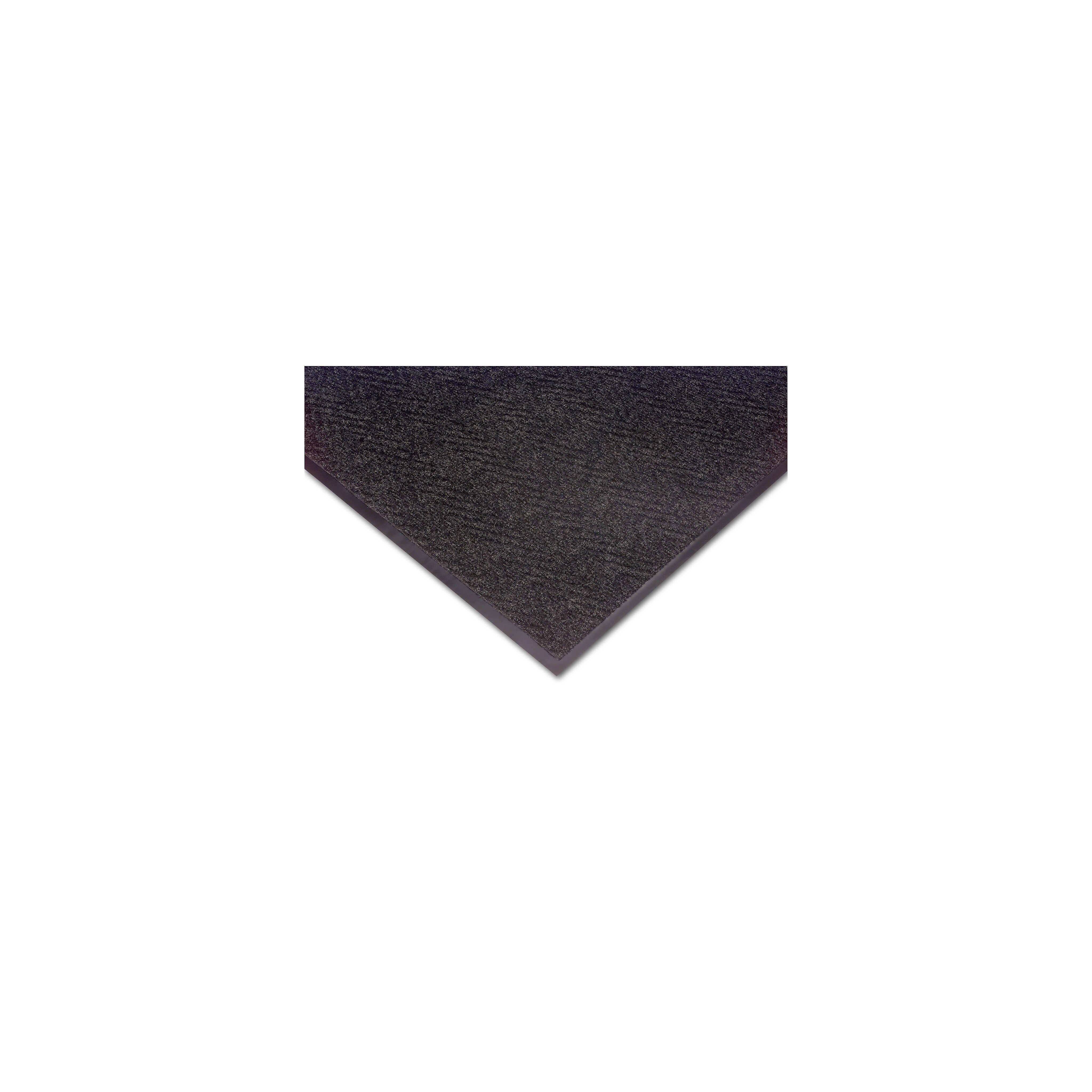 Notrax Akro Chevron Fiber Best Entrance Floor Mat, 24" X 36", Charcoal