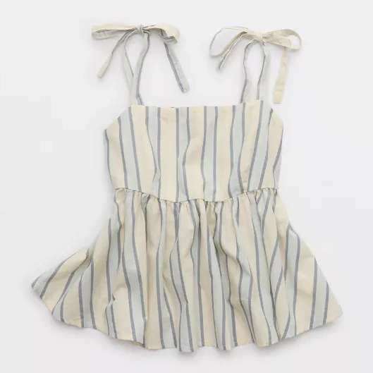 Aerie X Emily + Meritt Cotton Club Stripe Cami