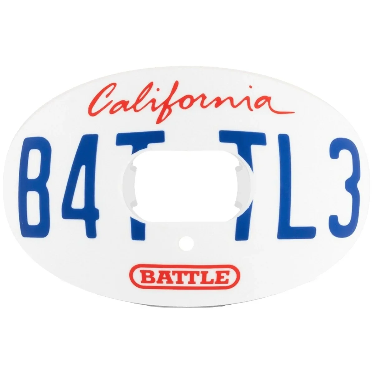 Battle Sports California Plate Oxygen Lip Protector Mouthguard