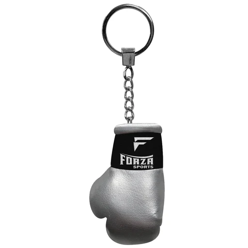 Forza Sports Mini Boxing Glove Keychain - Silver