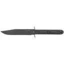 Kabar Ek Model 5, Fixed Blade Knife, 6.875 In Blade Length, 13 In Overall Length, 1095 Cro-van Steel, Plain Edge, Drop Point, Matte Finish, Black, Includes Celcon Sheath Ek45