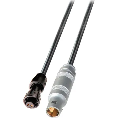 Laird 3' Lemo Split Gender To Aja Type Micro-con-x 2-pin Power Cable For Aja Mini Converters