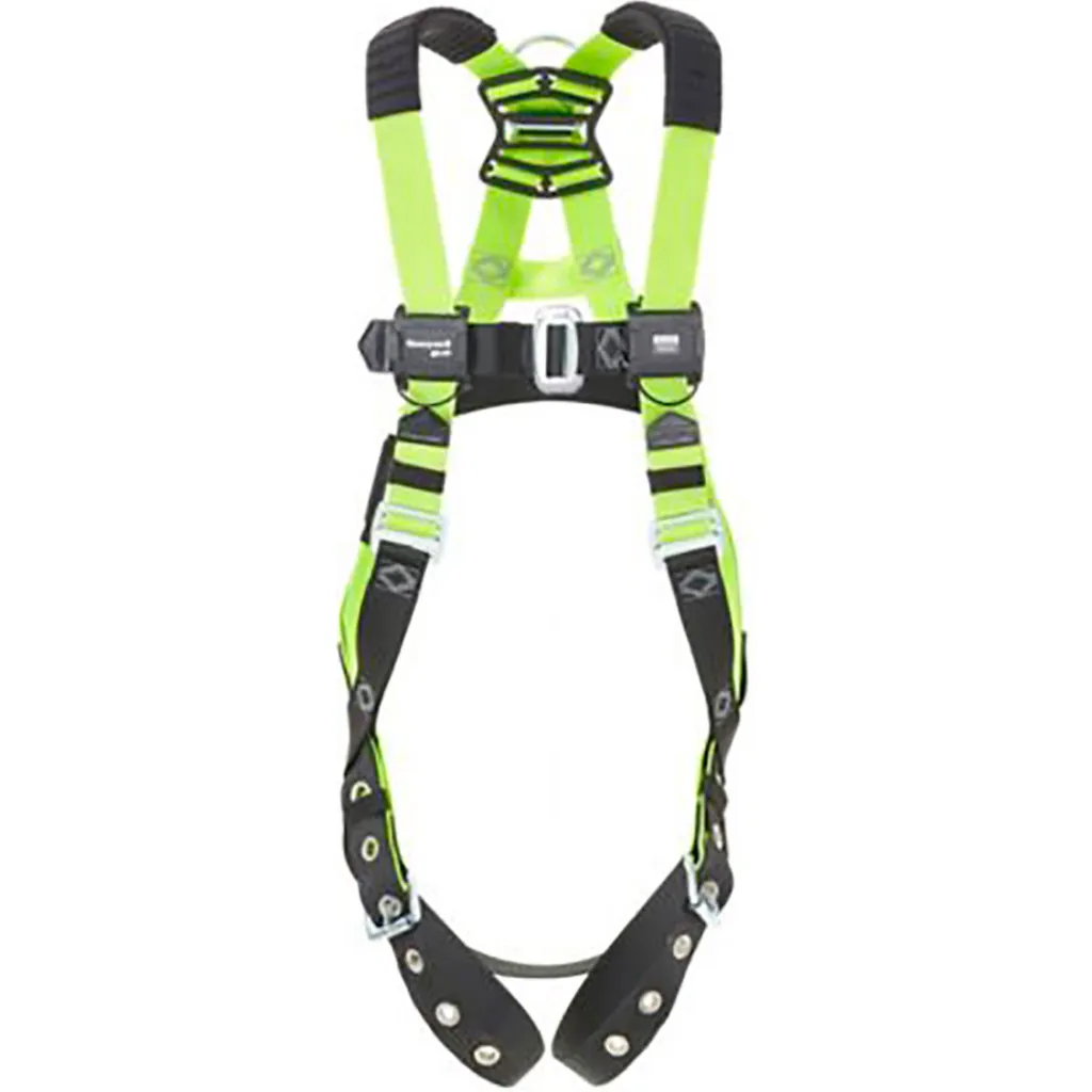 Honeywell Miller H500 Industry Standard Harness W/ Back D-ring, Tongue Buckle, S/m, Green