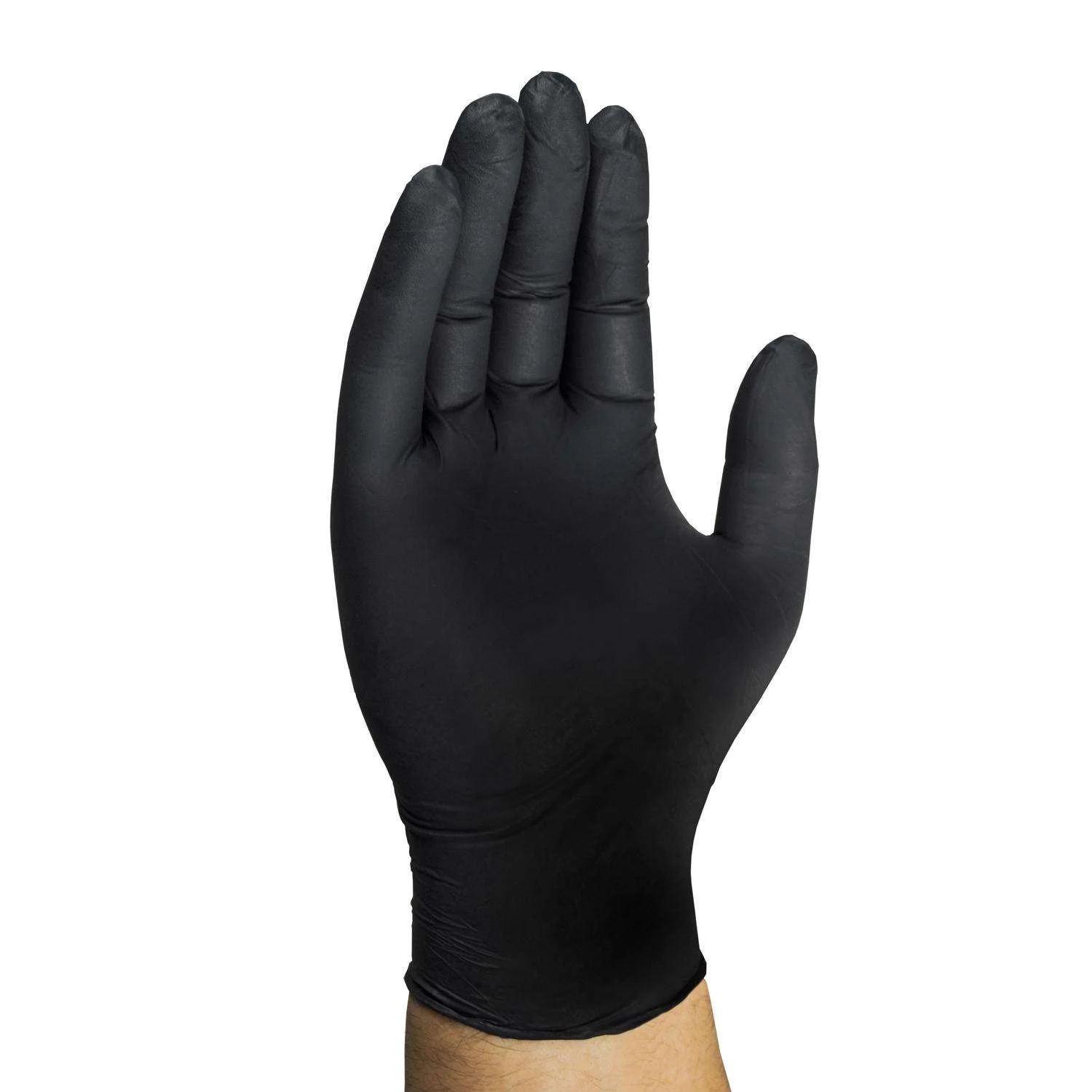 Mechanix Wear Indoor/outdoor Nitrile Disposable Work Gloves Black L 100 Pk