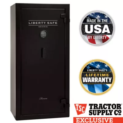 Liberty Safe 30 Long Gun And 4 Handgun 14.3 Cu. Ft. Electronic Lock Gun Safe, Black