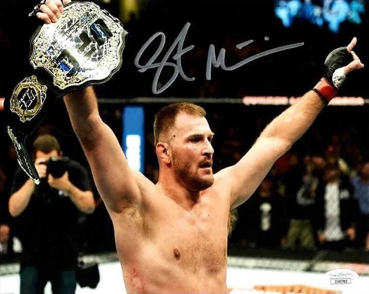 Stipe Miocic Autographed Ufc 8x10 Photograph - Jsa Auth