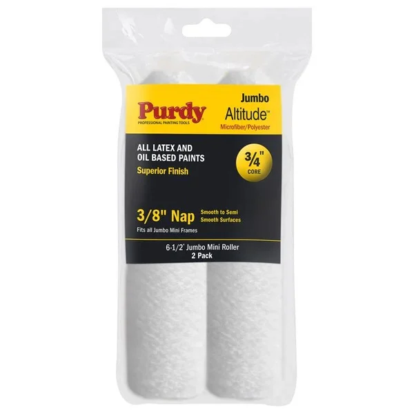 Purdy Altitude Poly Micro 6.5 In. W X 3/8 In. Jumbo Mini Paint Roller Cover 2 Pk