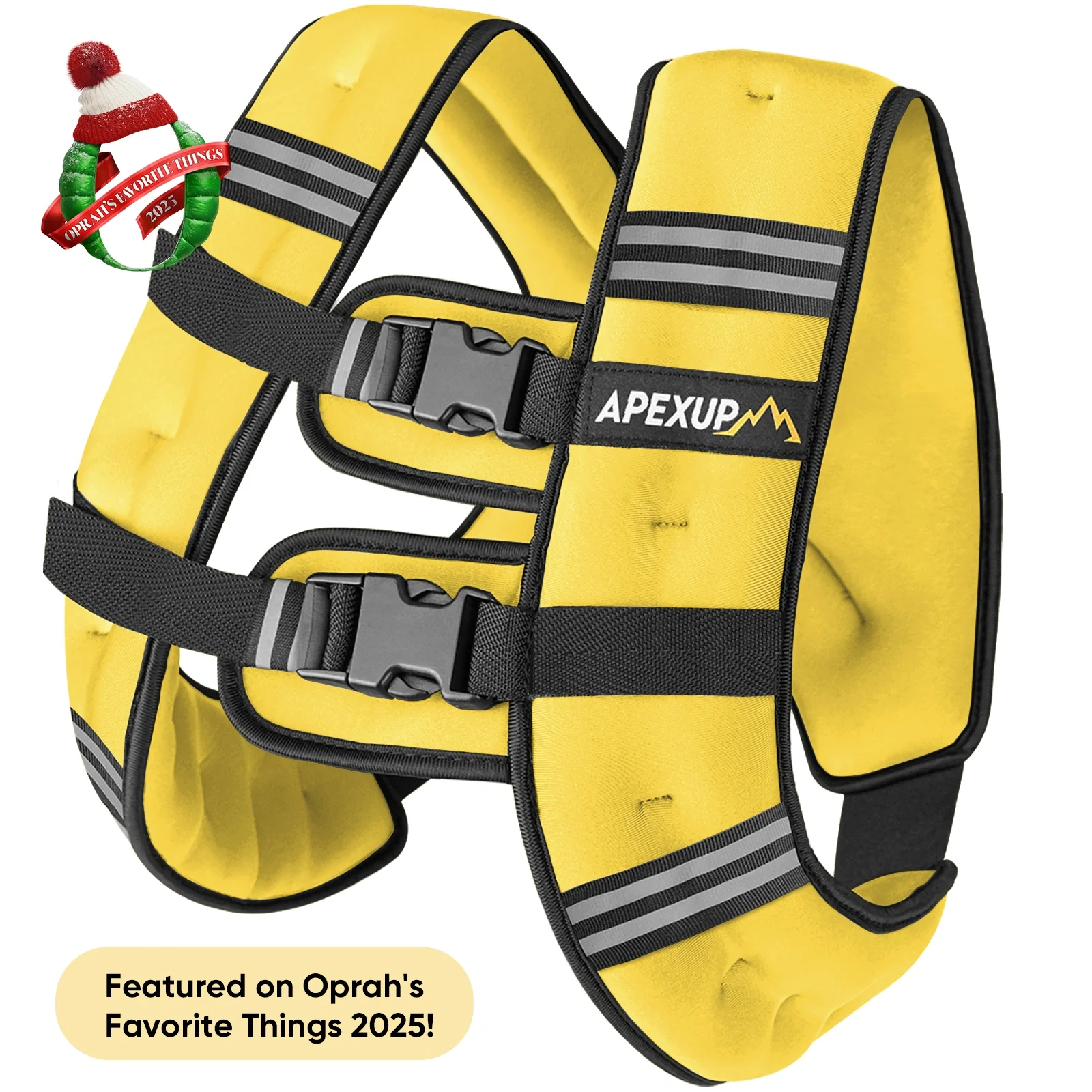 Weighted Vest With Reflective Stripe (5/10/15/20/25/30 Lbs) - Blue/5lbs