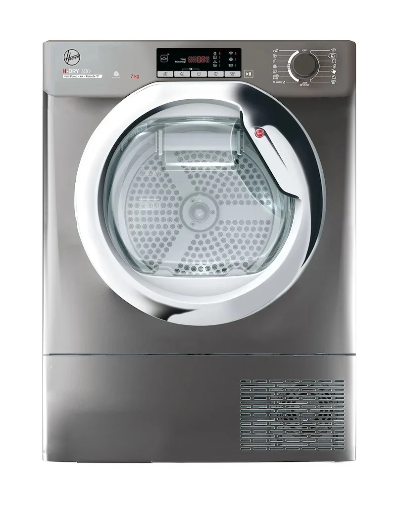 Hoover Batd H7a1tcer-80 H-dry 300 Pro Integrated 7kg Heat Pump Tumble Dryer - A+ Energy Rated - Anthracite