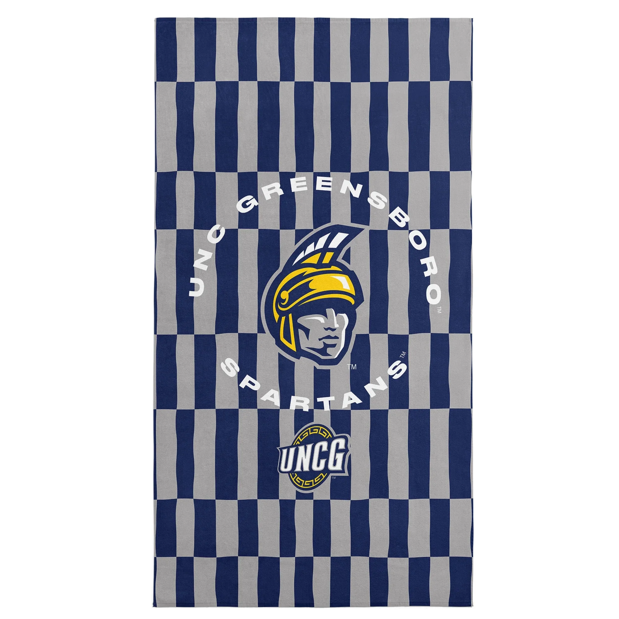 Unc Greensboro Spartans Beach Towel 30x60 Inches