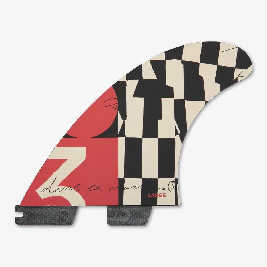 Fcs Ii Deus Tri Pc Large Retail Fins