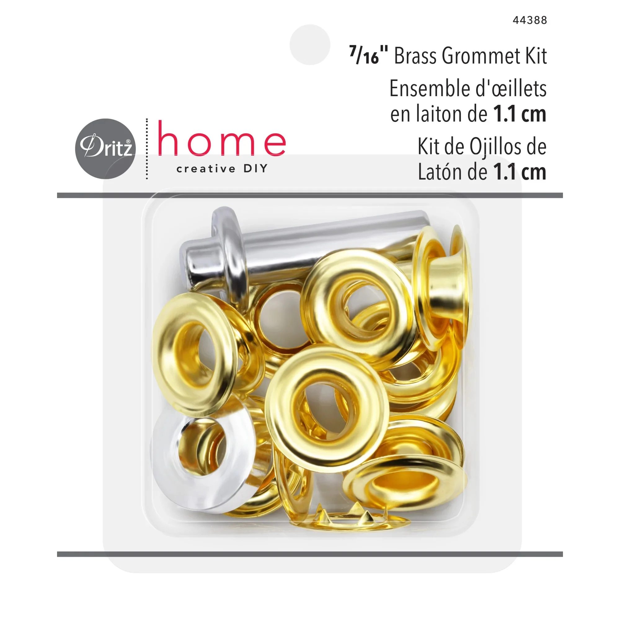 7/16" Brass Grommet Kit