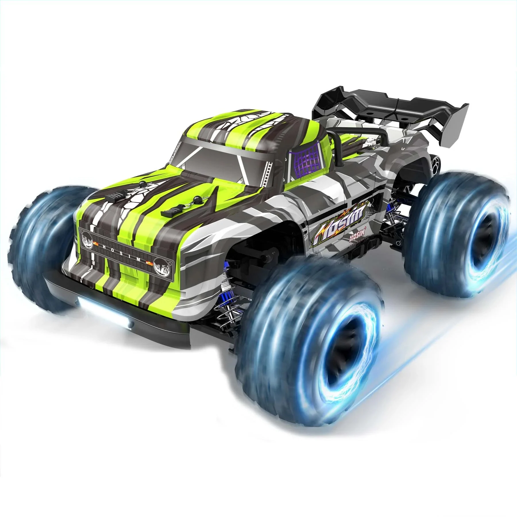 Hosim Bluetooth Gps 1:16 Rc Car Remote Control Truck With App, 4wd Radio Cars Off Road Waterproof Hobby Grade Trucks For Child Adults
