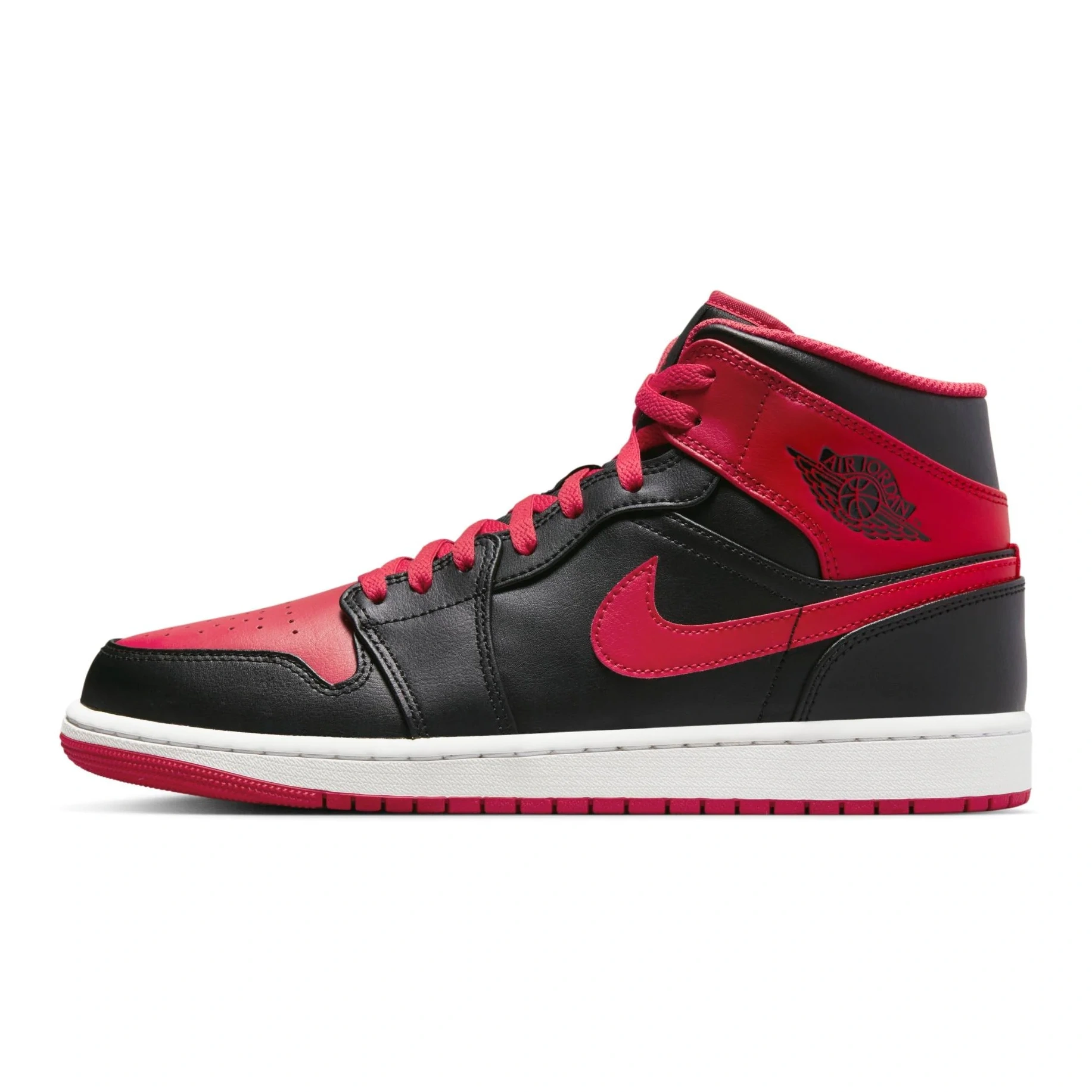 Air Jordan Men's Retro 1 Mid Alternate Bred Sneakers