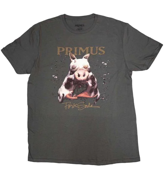 Primus: Pork Soda - Charcoal Grey T-shirt