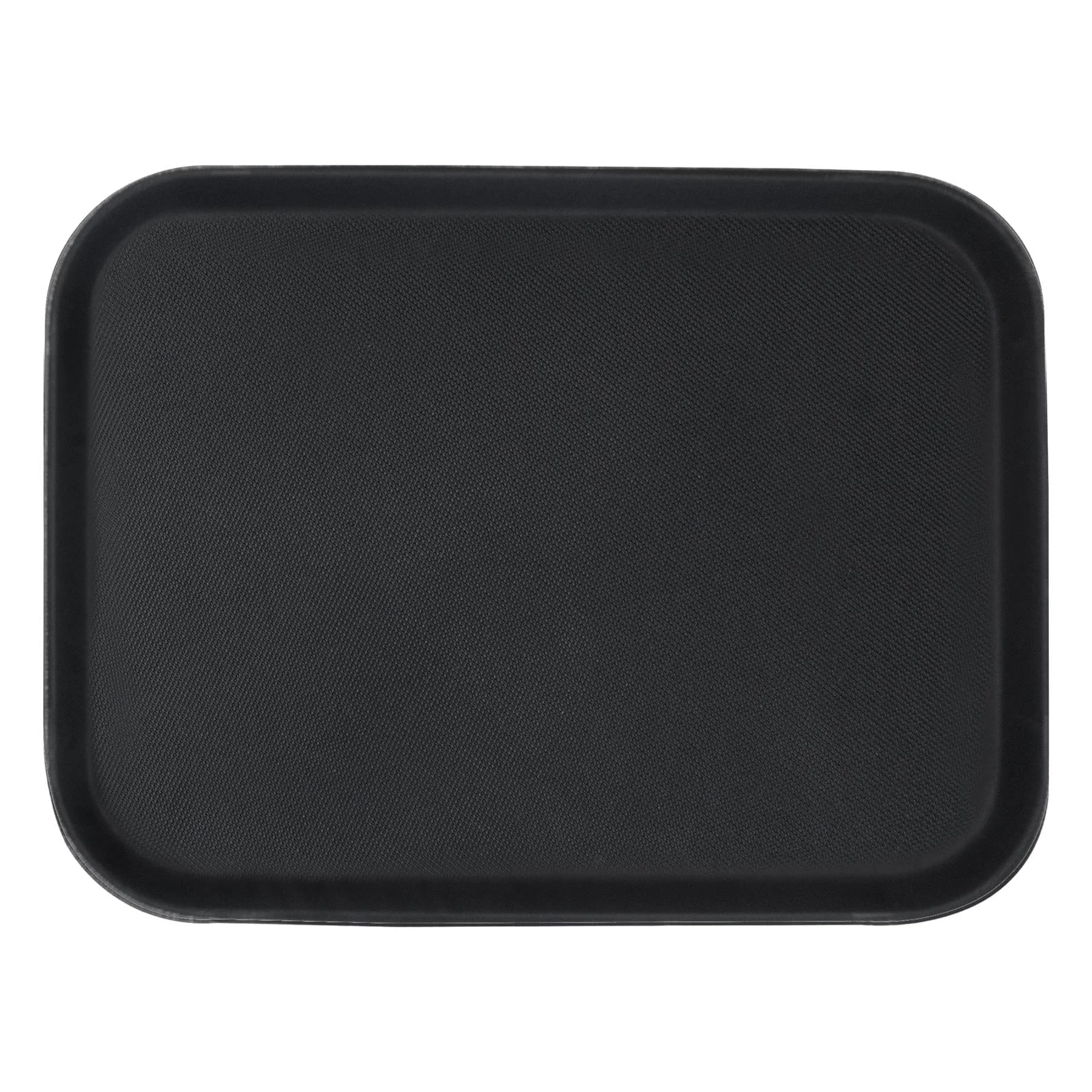 Black 41cm X 30.5cm Rectangle Non-slip Serving Tray