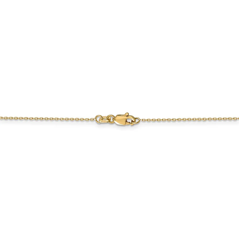 14k Yellow Gold U. Of Georgia Medium Mascot Necklace - 16 Inch