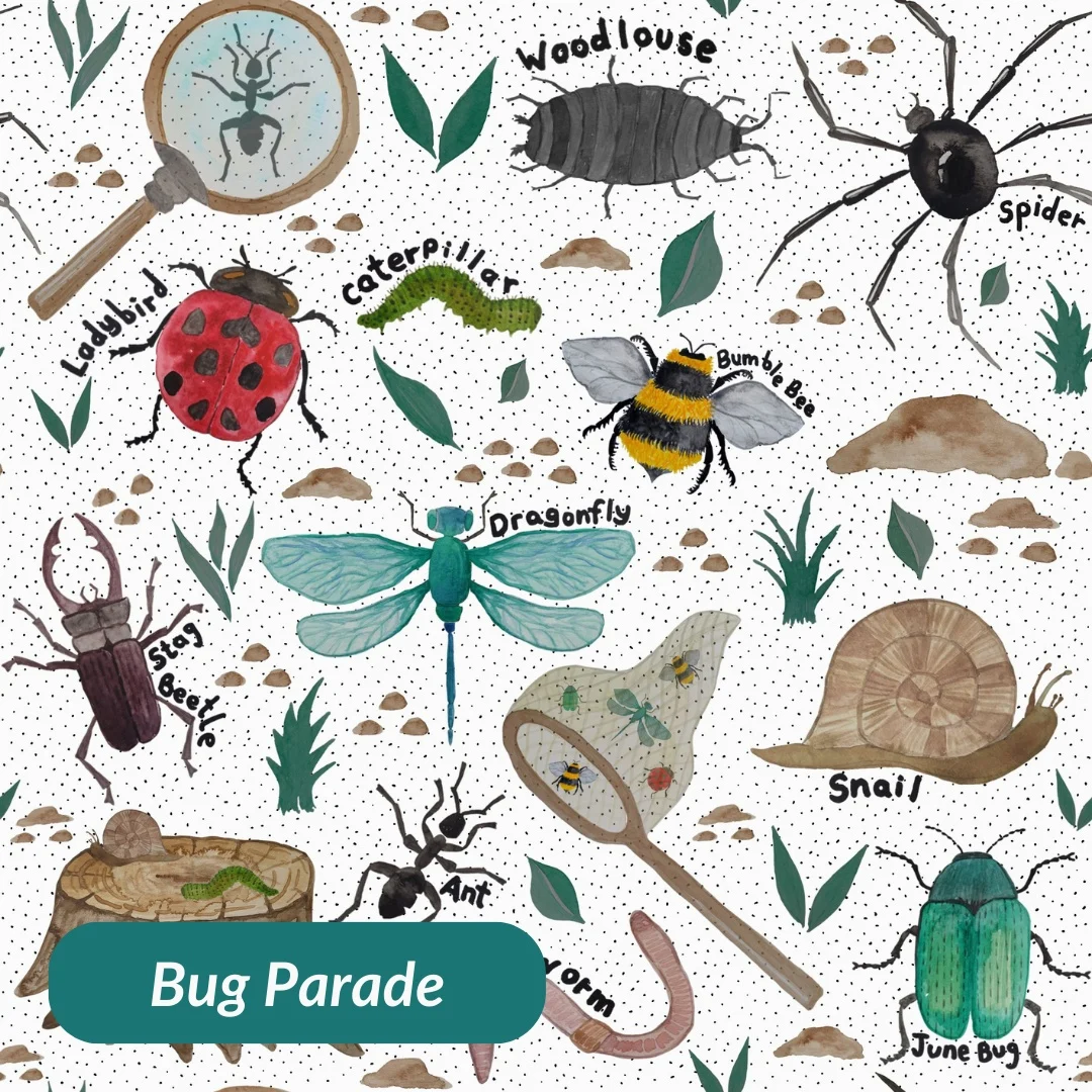 Sun Shades & Flags - Bug Parade (stretch) / Original Or K9