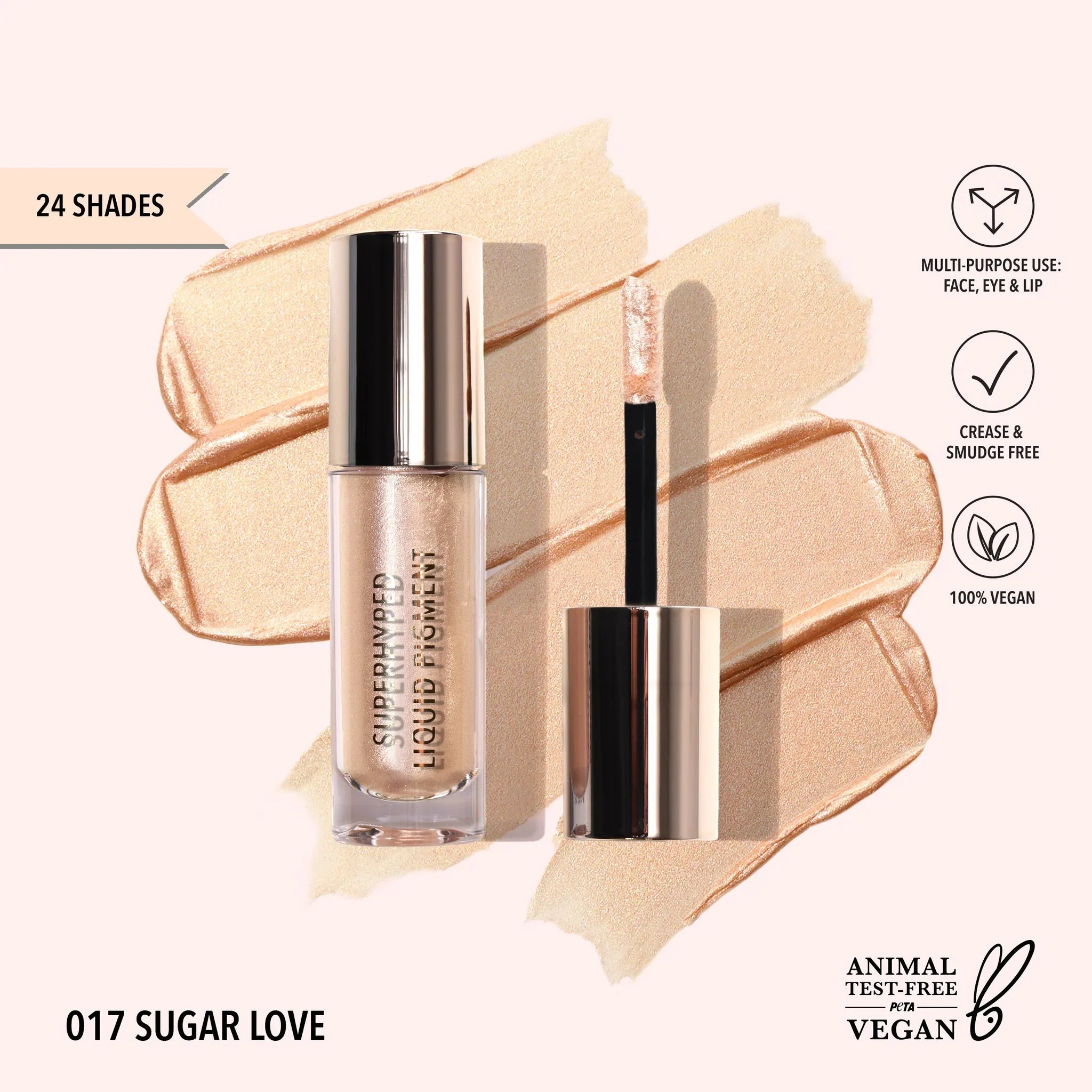 Moira Superhyped Liquid Pigment - 017 Sugar Love