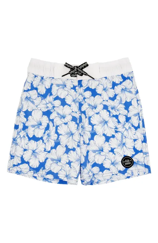 Kids' Marina Blue Board Shorts