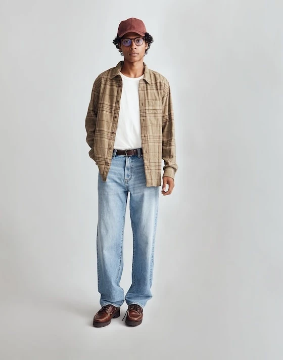 Vintage Baggy Jeans In Crayton Wash