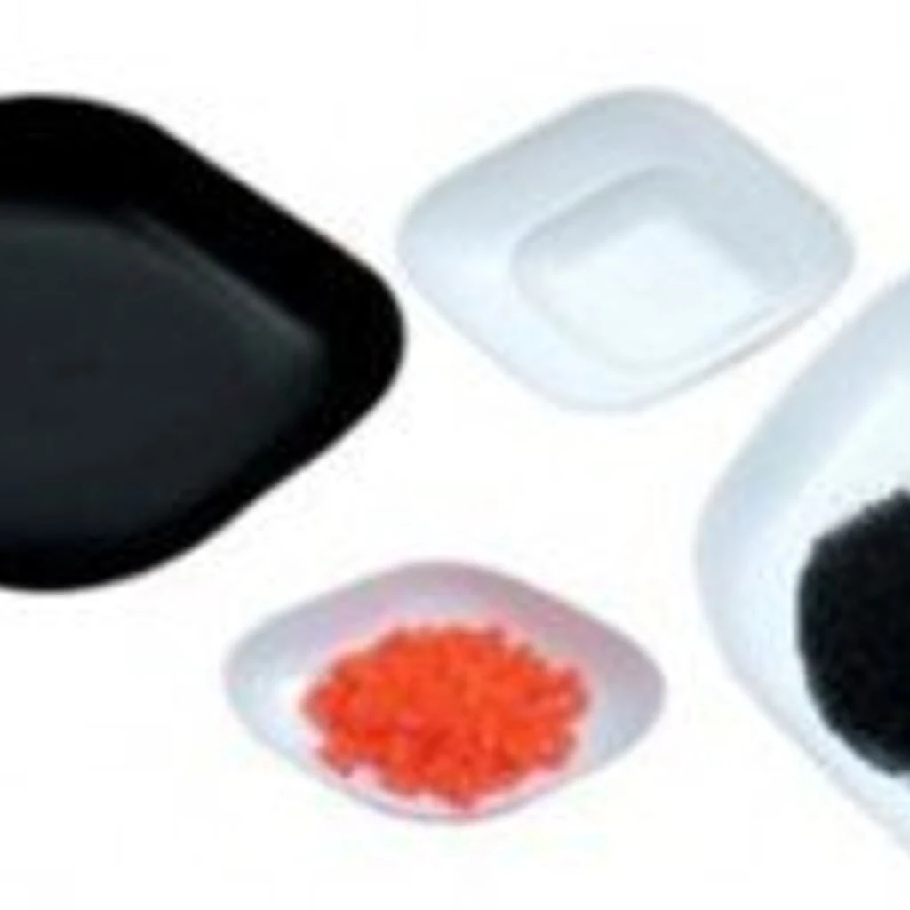 Heathrow Scientific Hs1427a Regular Diamond Weighing Boat, 25ml, Black