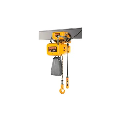 Harrington Nerm020c-l-10 Ner Electric Hoist W/ Motor Trolley - 2 Ton, 10' Lift, 7 Ft/min, 208v