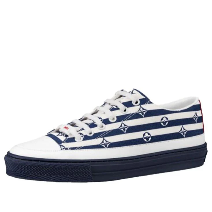 (wmns) Louis Vuitton Stellar Sneakers 'white Navy' 1a7u57