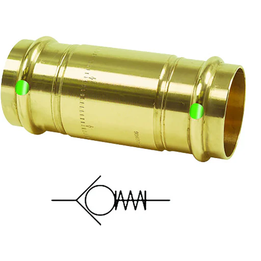 Viega Propress 1-1/2" Zero Lead Check Valve - Double Press Connection - Smart Connect Technology | 79055