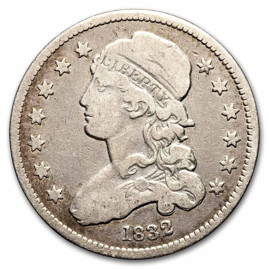 1832 Capped Bust Quarter Fine
