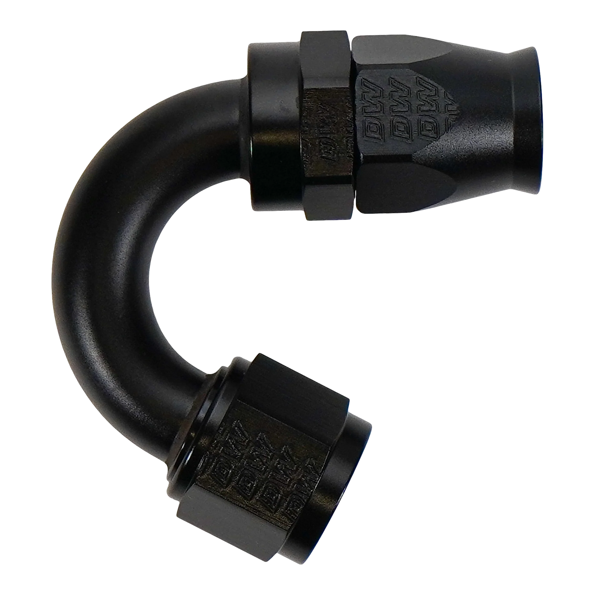 10 An Female Flare Swivel (incl Ferule/olive) 150-degree Hose End Ptfe