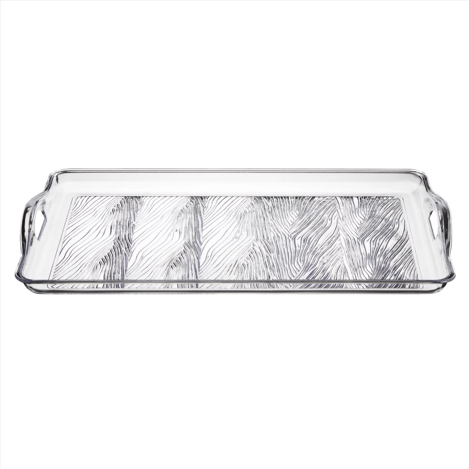 Arrow Home Products Clear Plastic Rectangle Serve Tray 1 Pk