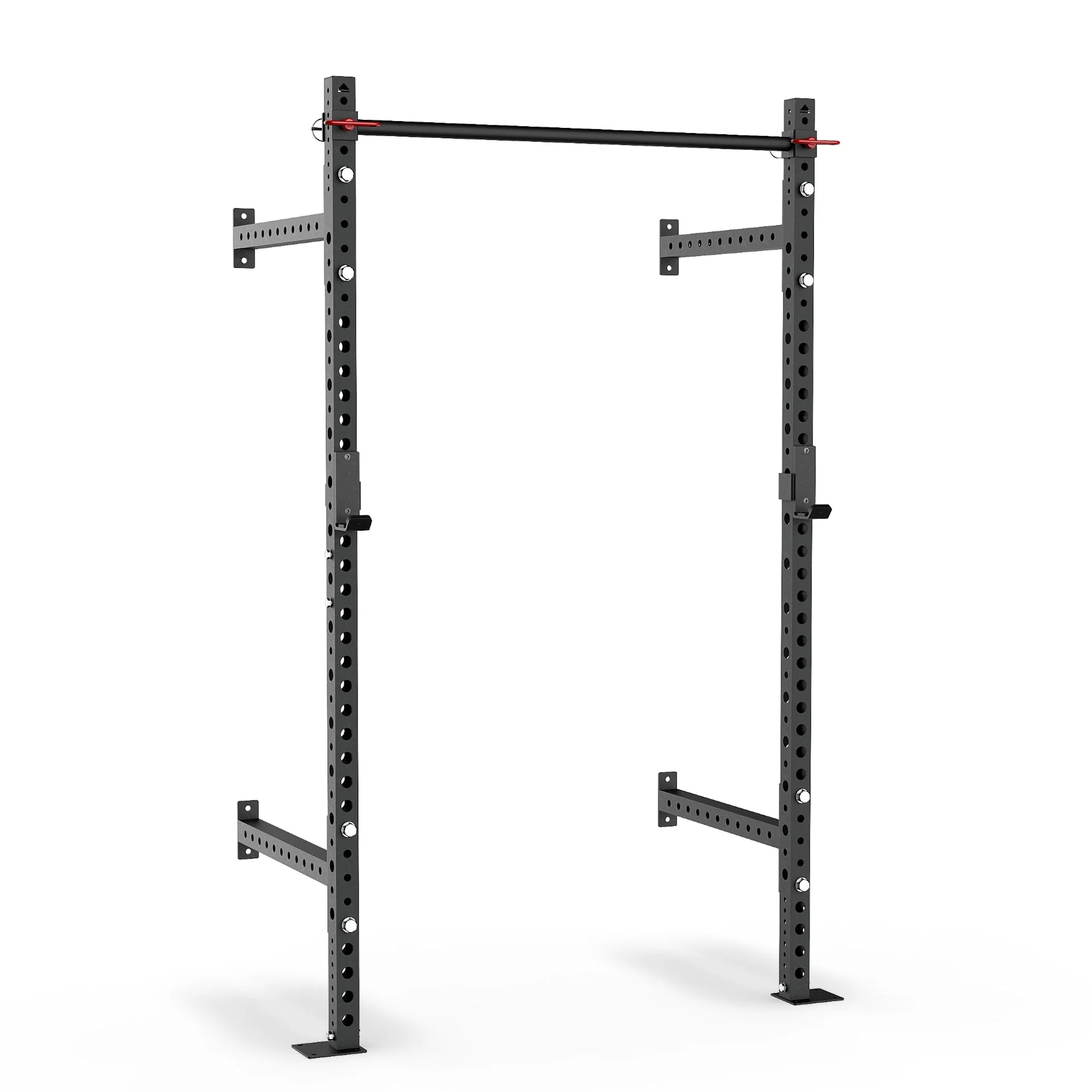 Synergee 2200 Series Wall Mounted Squat Rack - Black/24"/79"