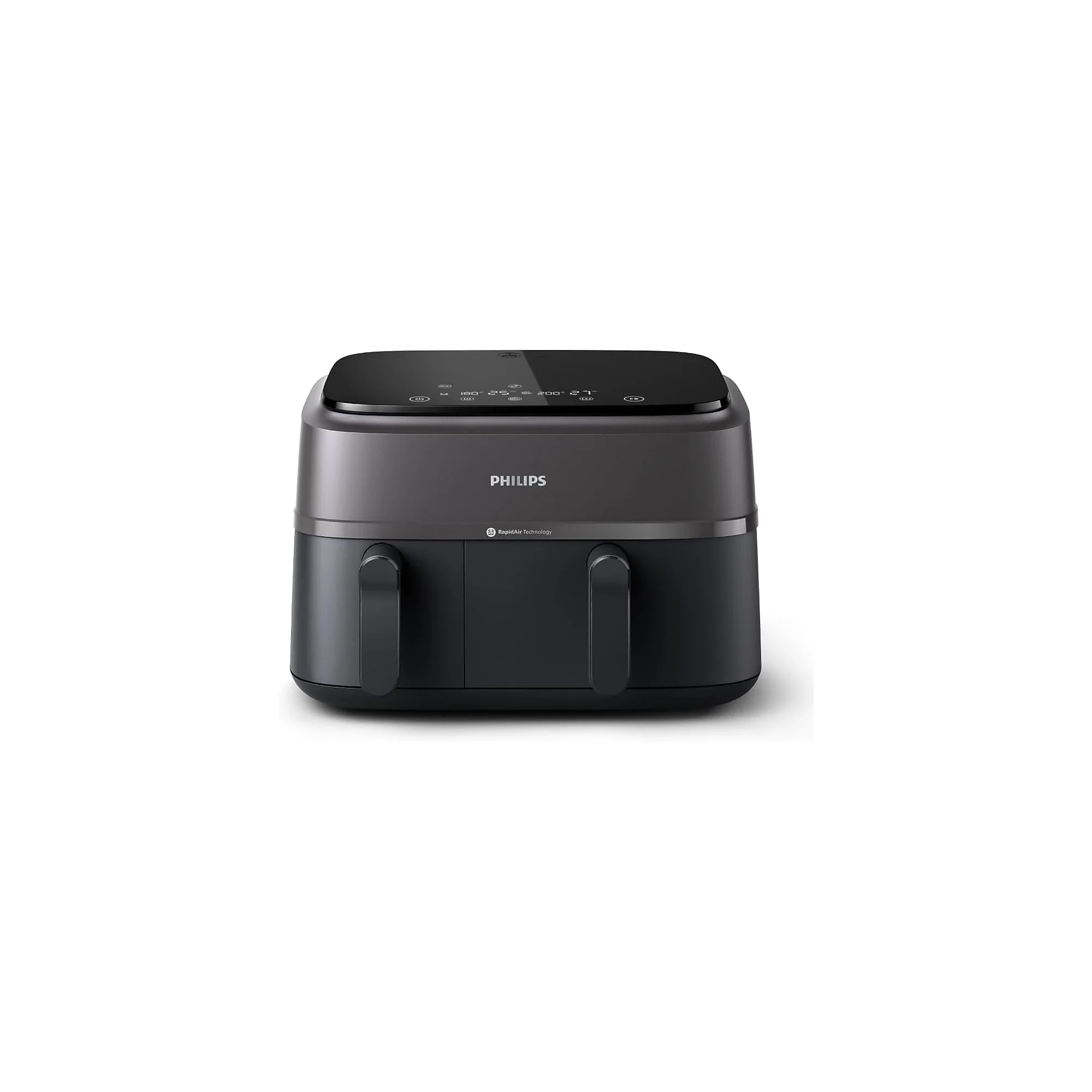 Philips 3000 Series 9.5 Qt. Dual Basket Air Fryer, Black (na35100)