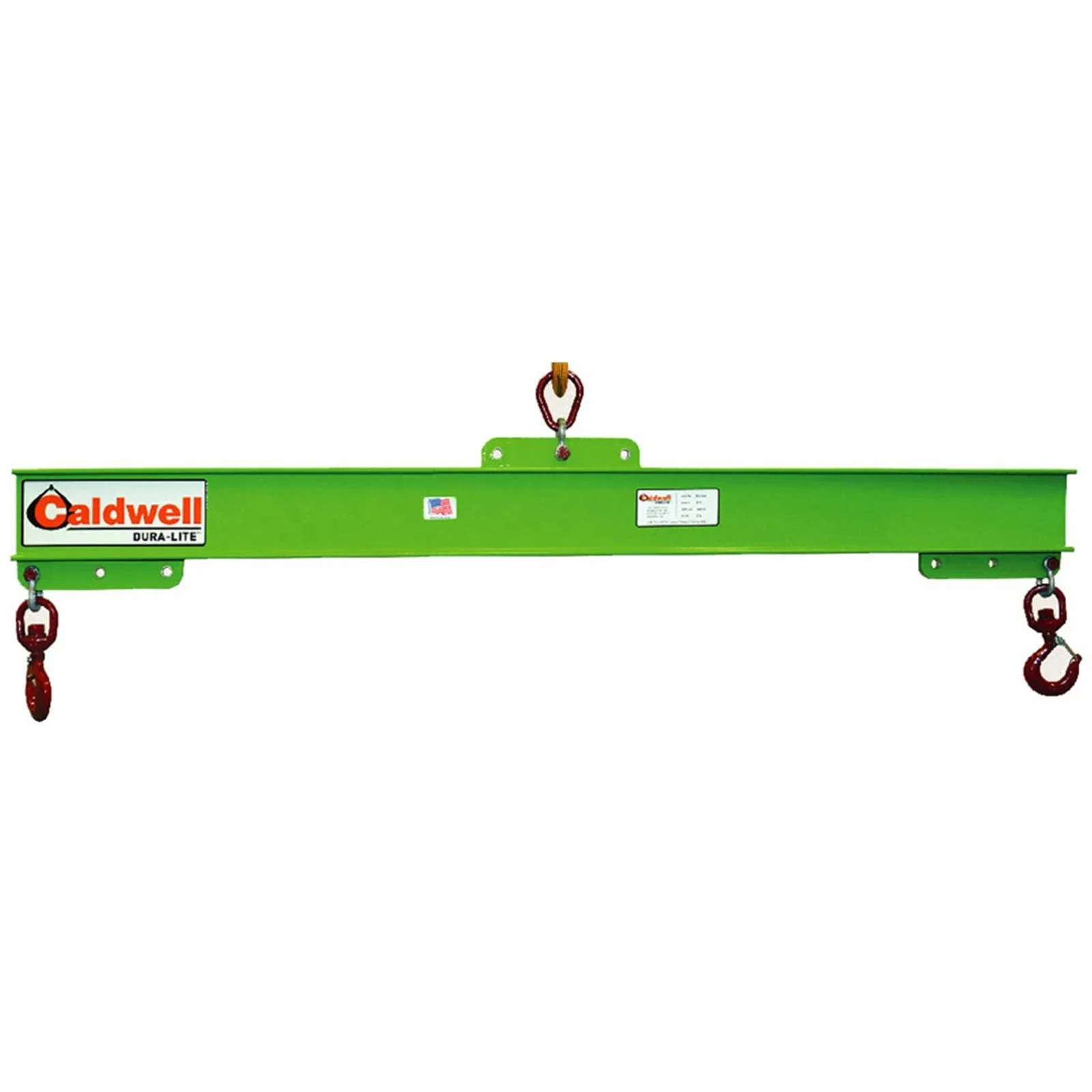 Caldwell 1/2 Ton X 4 - 6' Adjustable Lifting Beam | Dura-lite 416-1/2-6