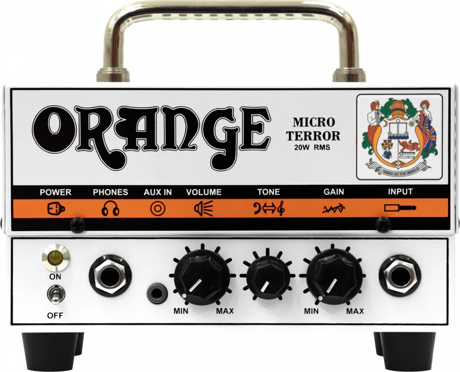 Orange Micro Terror Λαμπάτη Κεφαλή Ηλεκτρικής Κιθάρας 20w Λευκή