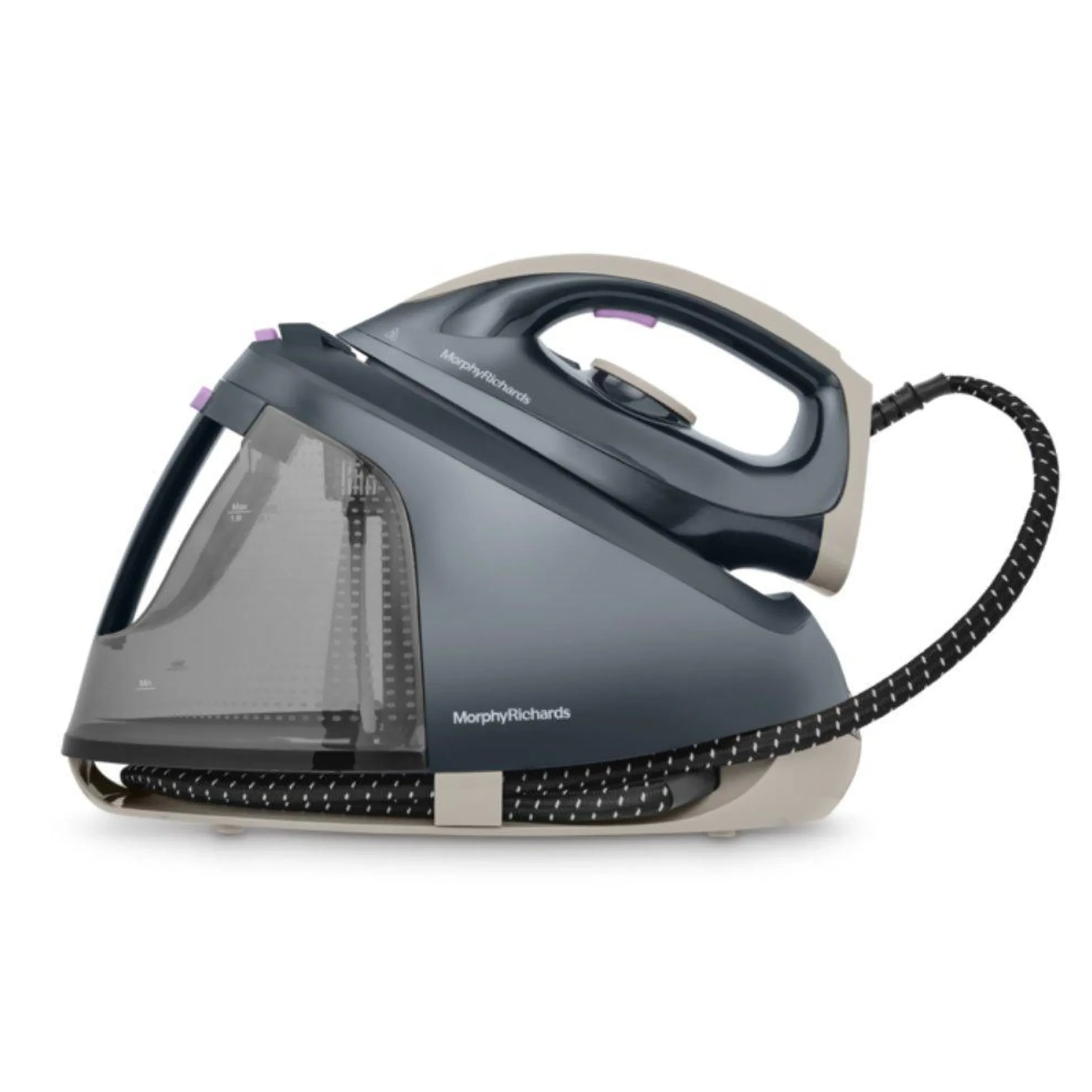 Black Morphy Richards Easy Steam Steam Generator