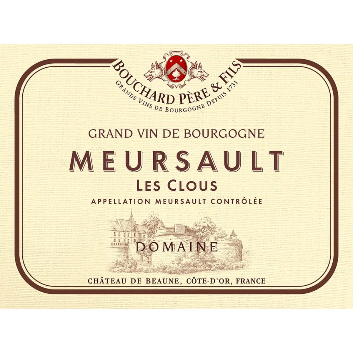 Bouchard Pere & Fils Meursault Les Clous 2012 | Wine.com
