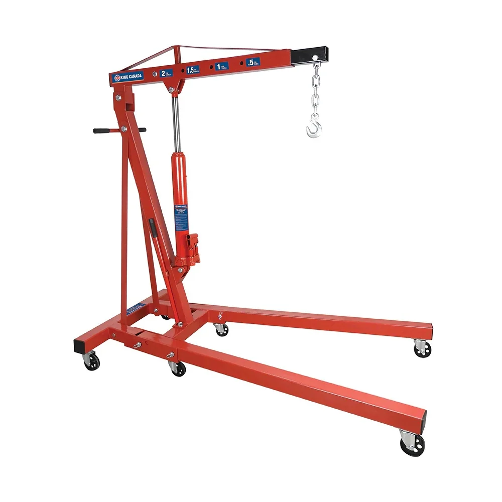 King Kfc-2tc Folding Shop Crane - 2 Ton