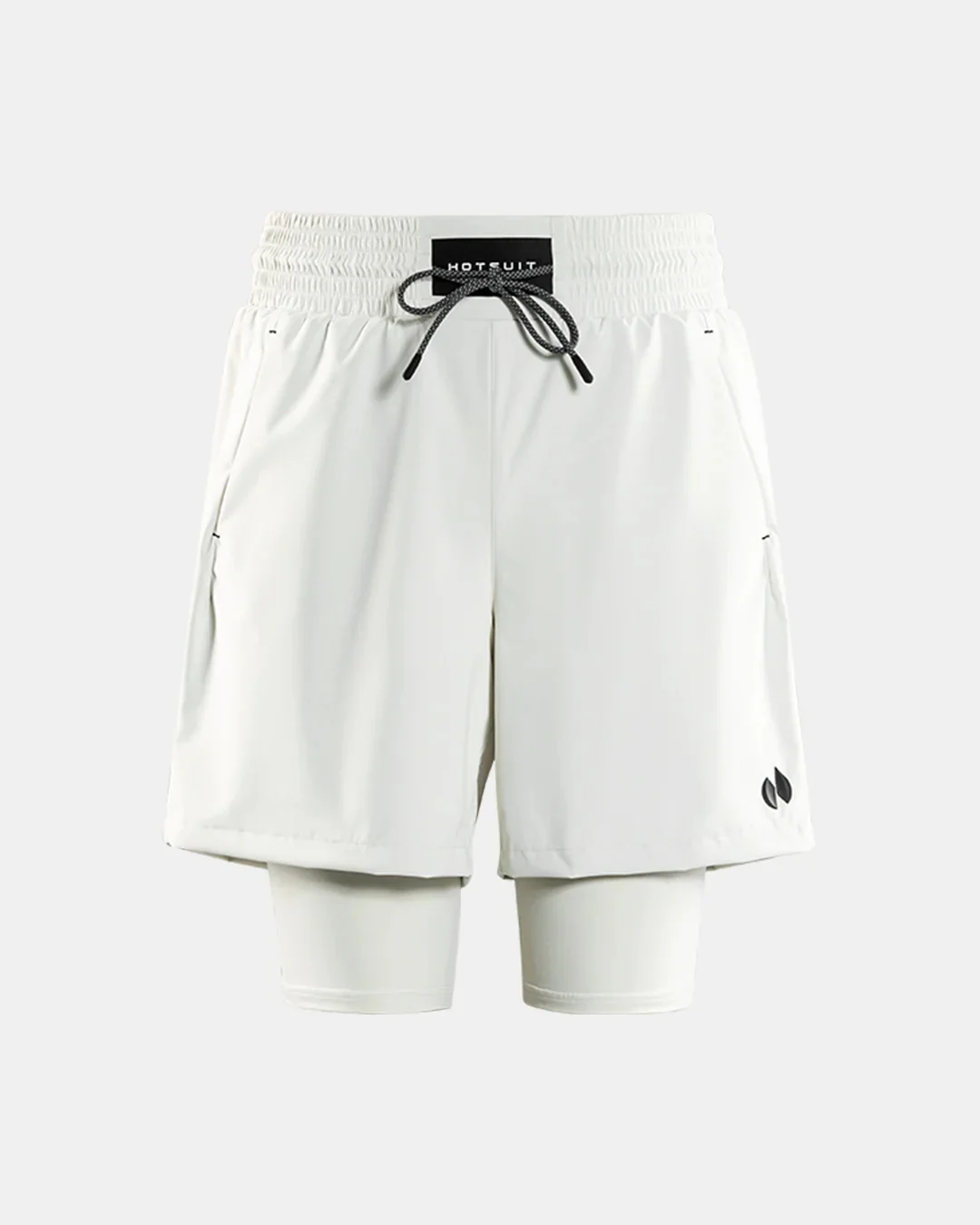 2-in-1 904 Max Sauna Shorts - Buttercream