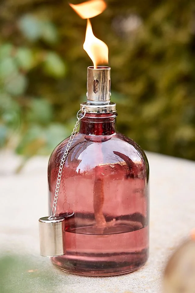 Outdoor Glass Oil Lantern