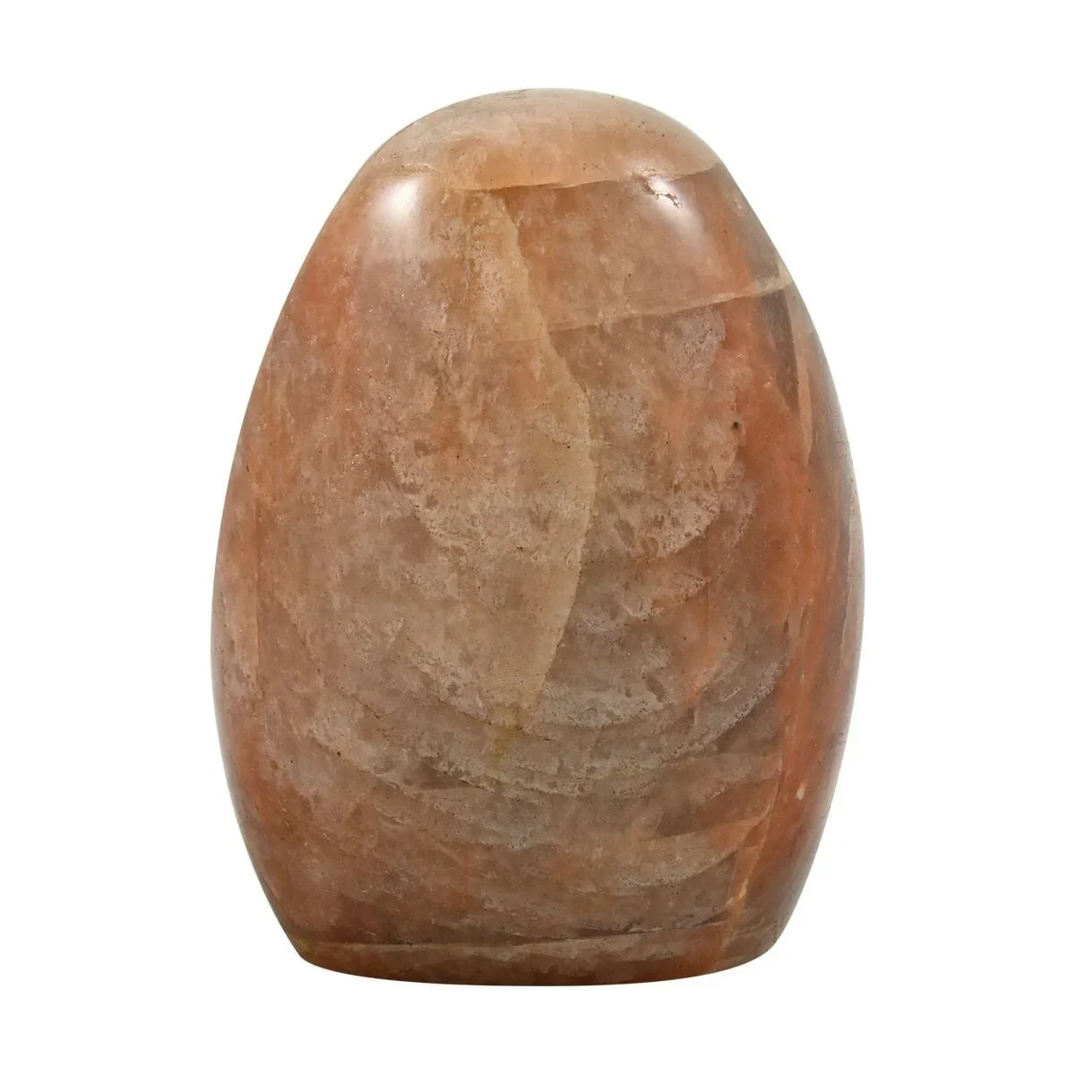 Natural Orange Moonstone Figurine - A Captivating Gemstone Display - Small