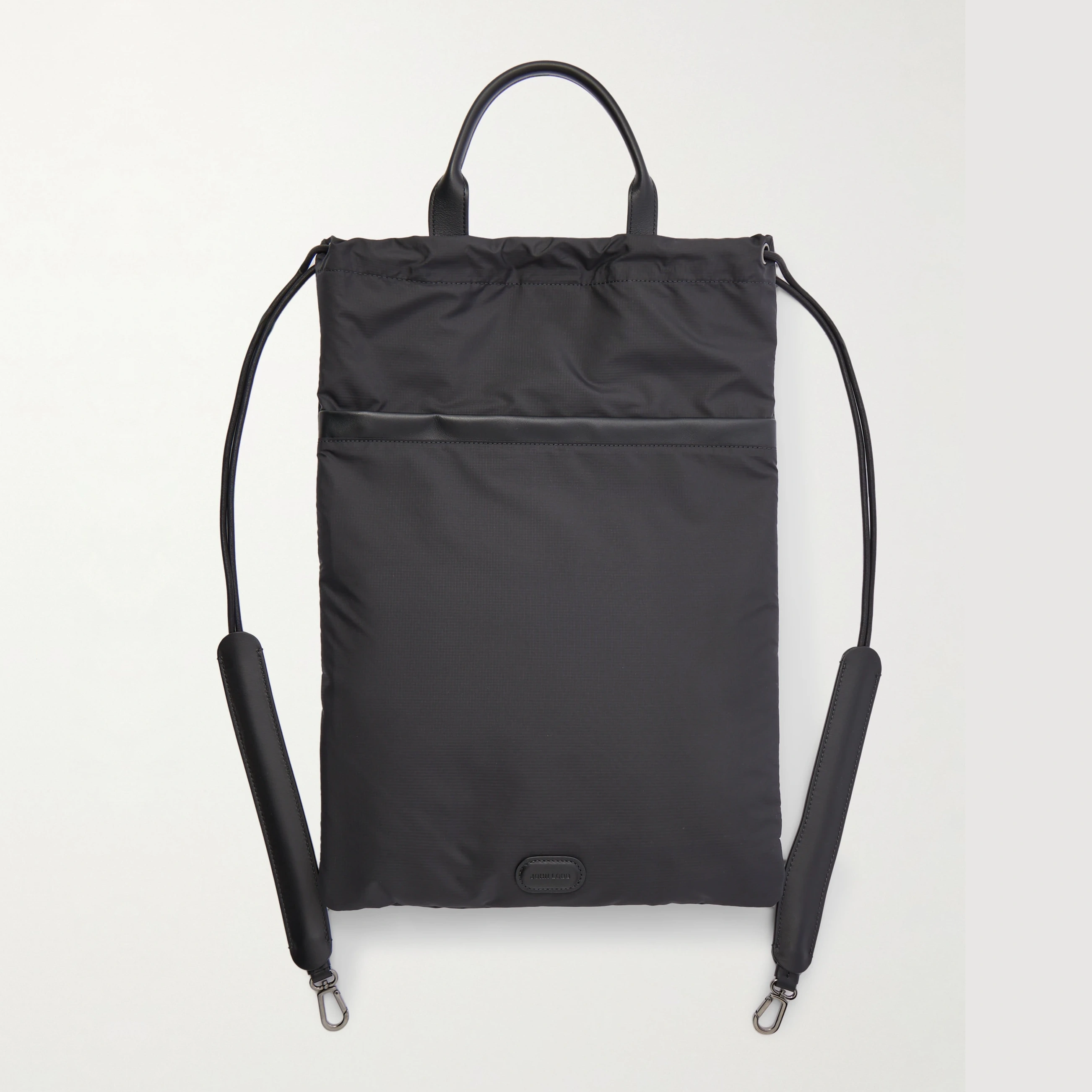 Borsa Per Scarpe In Shell Con Finiture In Pelle