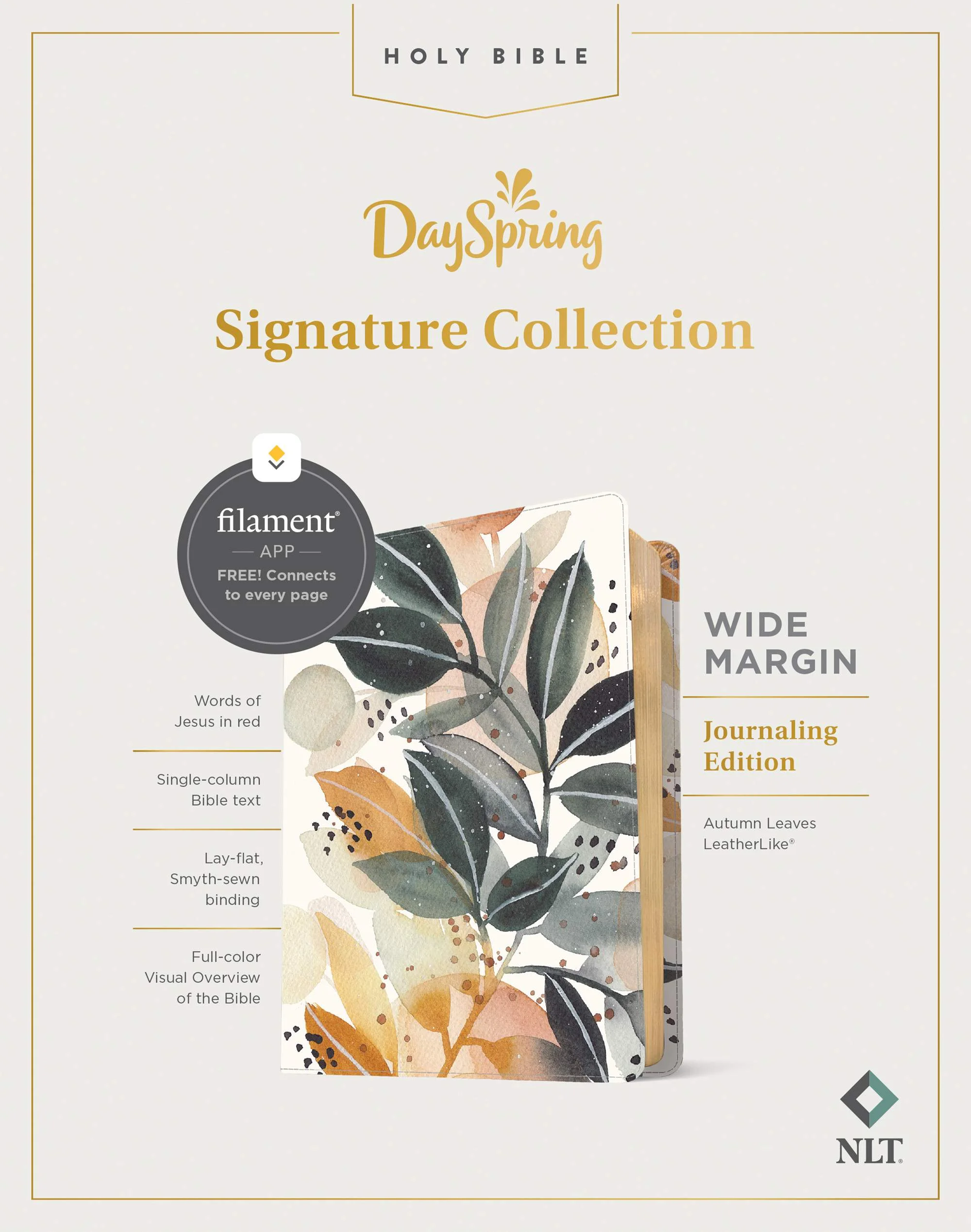 Nlt Wide Margin Bible, Dayspring Signature Collection, Filament Enabled