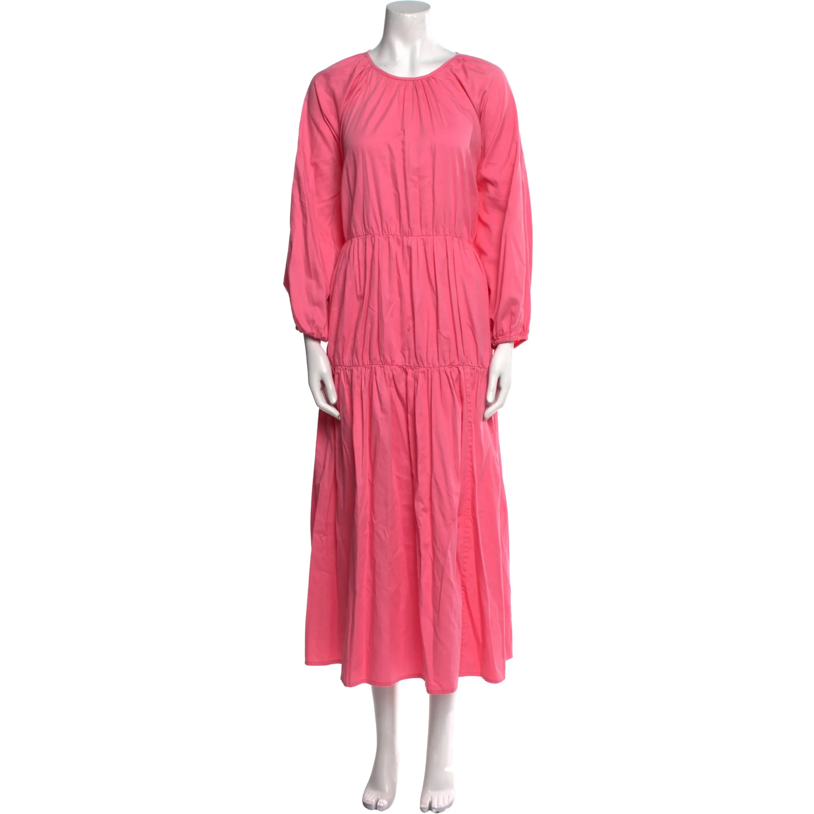 Mikoh Crew Neck Long Dress - Pink